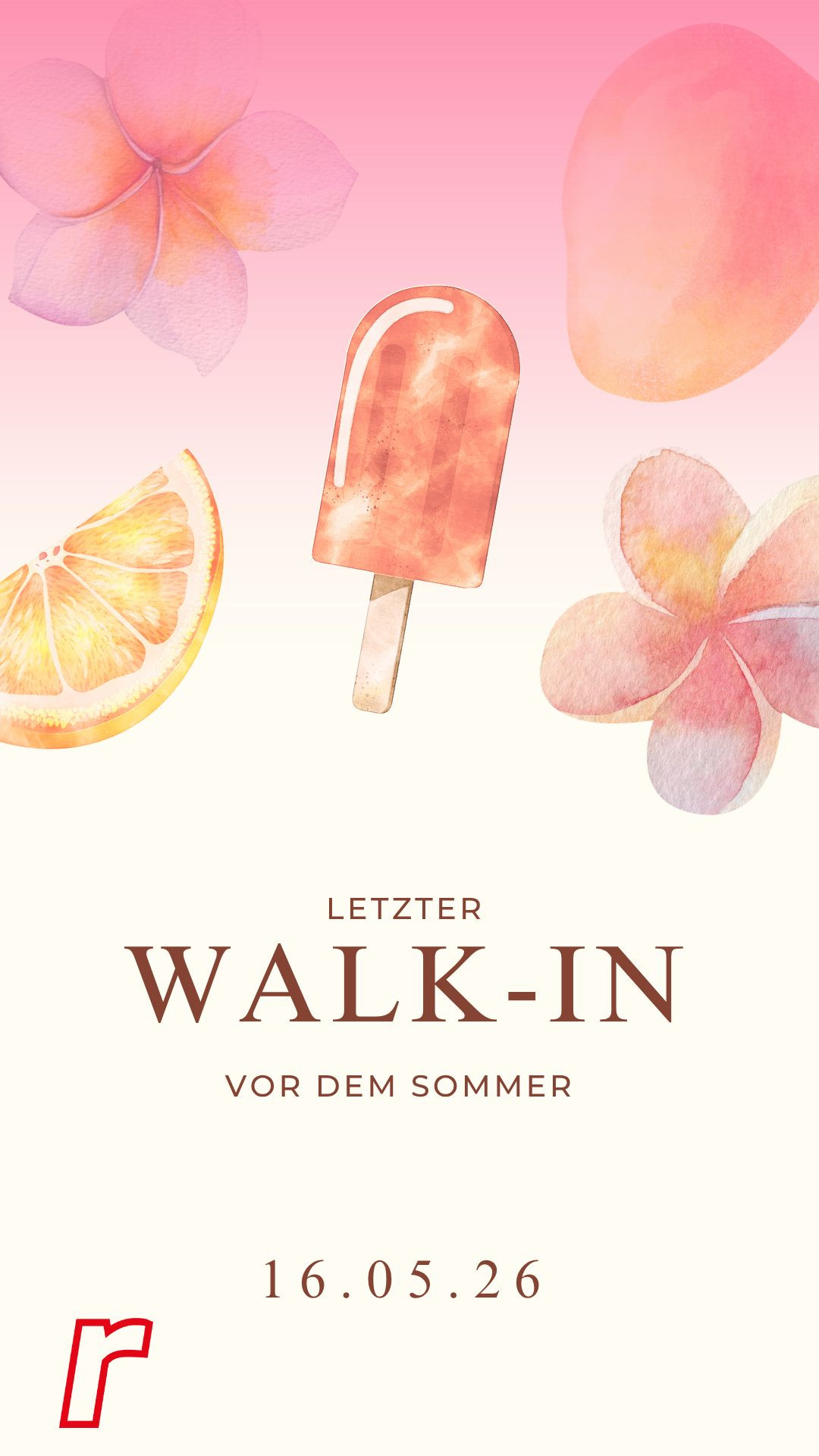 Letzter Walk-In vor dem Sommer! – Bild 1
